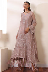 Chiffon De Luxe By Noor Saadia Asad Unstitched 3 Piece Luxury Formals Collection'2024-D-07-Seaina