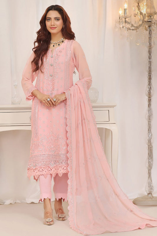 Inaya By Soghat Unstitched 3 Piece Luxury Chiffon Collection'2024-D-08