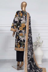 Sada Bahar Stitched 3 Piece Printed Lawn Vol-01 Collection'2025-D-09-Black