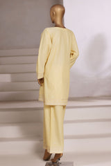 Vybe By Sada Bahar Stitched 2 Piece Emb Cotton Set Vol-02 Collection'2025-MEL-02-Lemon