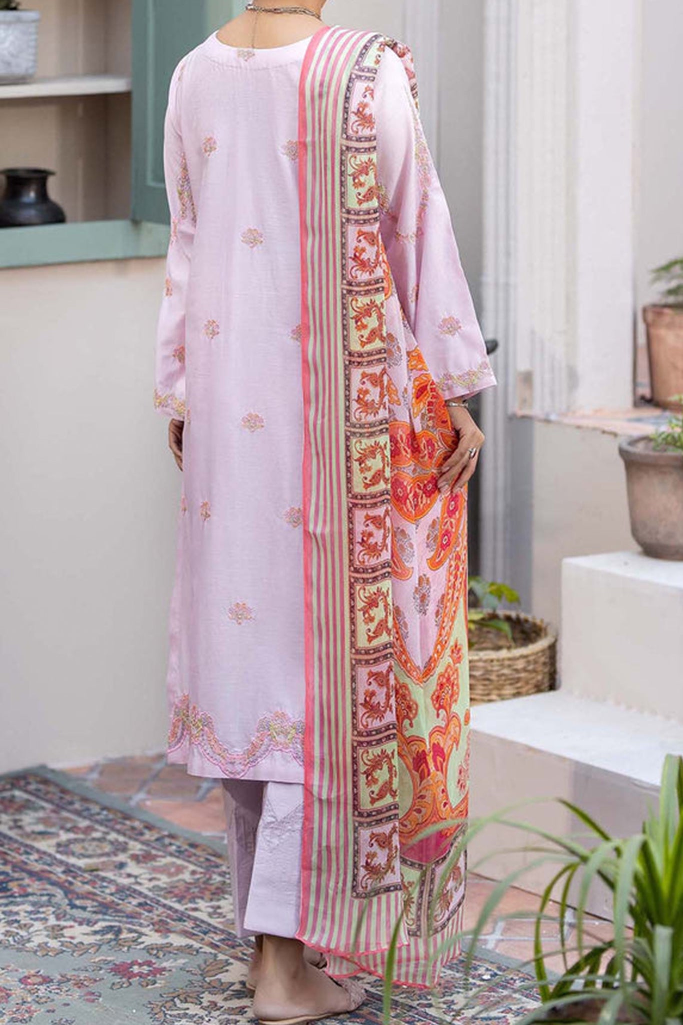 Adan's Libas Lawn By Zia Unstitched 3 Piece Emb Lawn Collection'2024-D-10