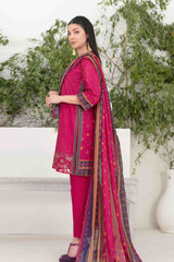 Shazmina By Tawakkal Unstitched 3 Piece Emb Lawn Vol-02 Collection-D-1052