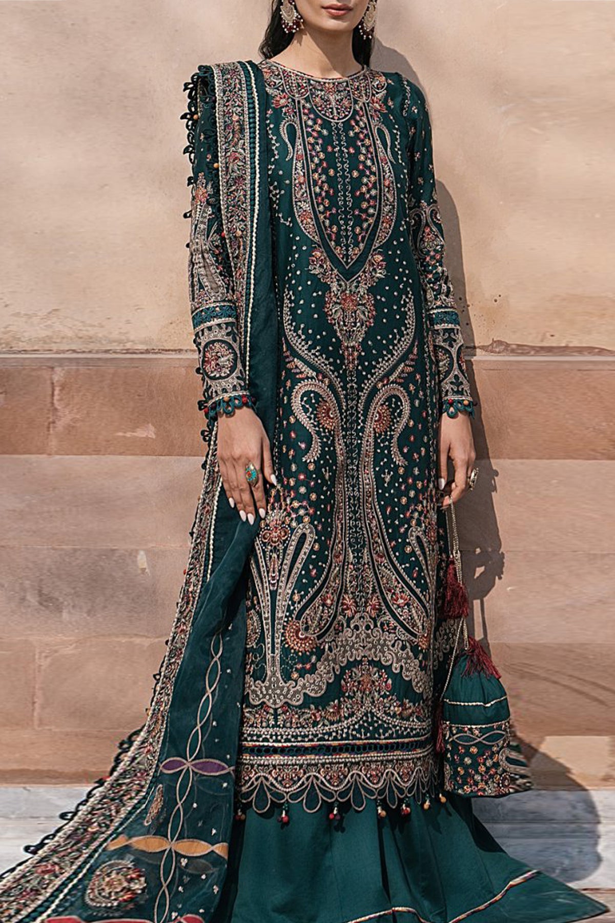 Shahkaar by Jazmin Unstitched 3 Piece Luxury Eid Festive Lawn Collection'2024-SLD-10