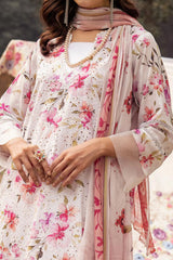 Mahee's by Riaz Arts 3 Piece Unstitched Chikankari Lawn Collection'2024-MC-10