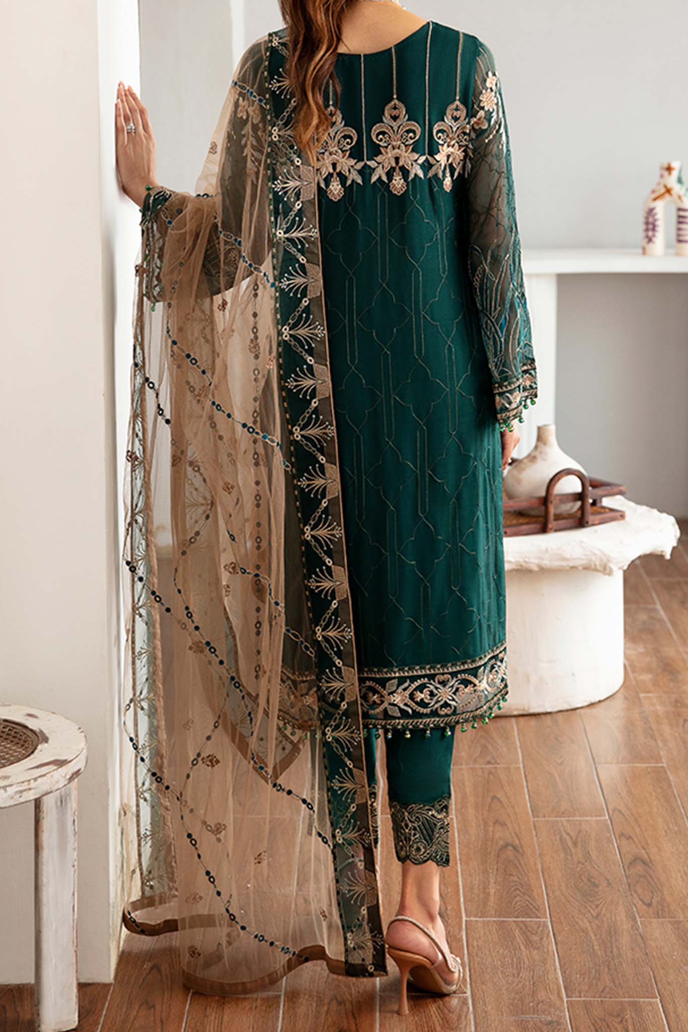 Rangoon by Ramsha Unstitched 3 Piece Chiffon Vol-11 Collection'2023-D-1101