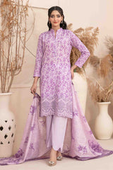 Meheroon By Tawakkal Unstitched 3 Piece Emb Lawn Collection-D-1102