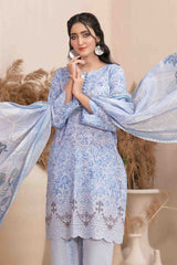 Meheroon By Tawakkal Unstitched 3 Piece Emb Lawn Collection-D-1104