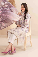 Meheroon By Tawakkal Unstitched 3 Piece Emb Lawn Collection-D-1105