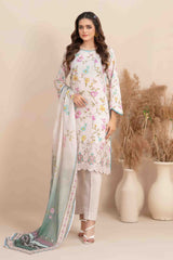 Meheroon By Tawakkal Unstitched 3 Piece Emb Lawn Collection-D-1107