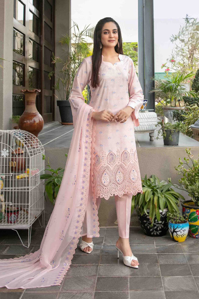 Zarna By Tawakkal Unstitched 3 Piece Emb Schiffli Lawn Vol-02 Collection D-1138