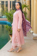 Zimmel By Tawakkal Semi Stitched 3 Piece Lawn Premium Eid Collection-D-1141