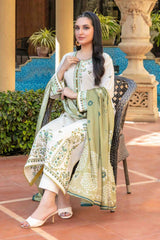 Zimmel By Tawakkal Semi Stitched 3 Piece Lawn Premium Eid Collection-D-1142