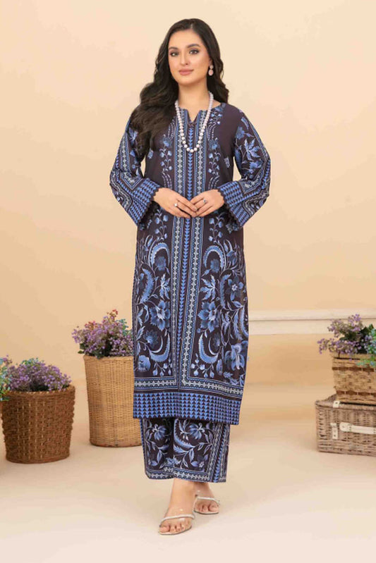 Minel By Tawakkal Stitched 2 Piece Digital Print Lawn Collection-D-1442