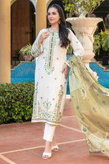 Zimmel By Tawakkal Semi Stitched 3 Piece Lawn Premium Eid Collection-D-1142