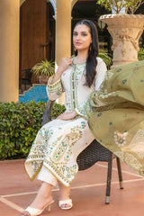 Zimmel By Tawakkal Semi Stitched 3 Piece Lawn Premium Eid Collection-D-1142