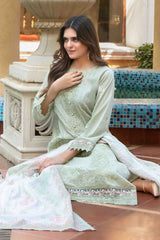 Zimmel By Tawakkal Semi Stitched 3 Piece Lawn Premium Eid Collection-D-1143