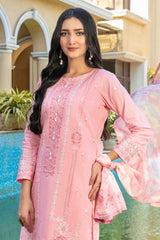 Zimmel By Tawakkal Semi Stitched 3 Piece Lawn Premium Eid Collection-D-1144