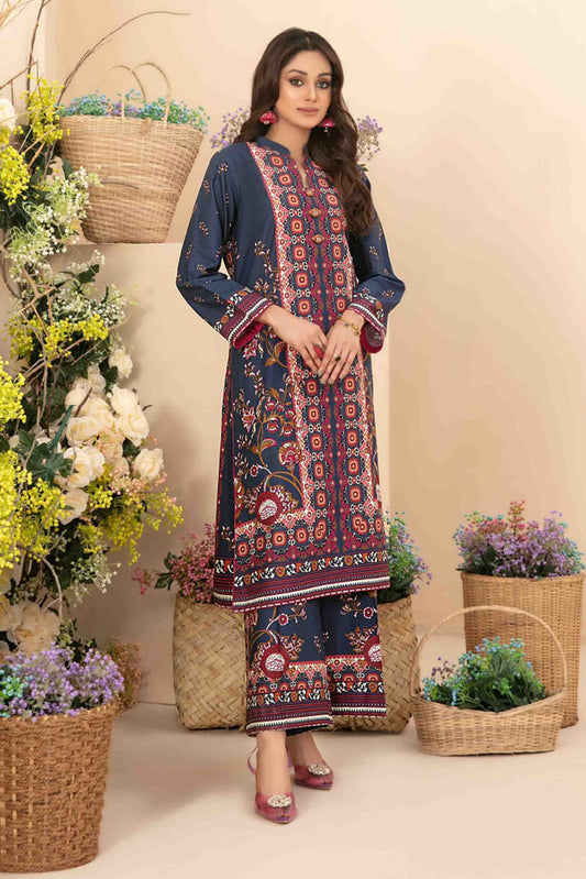 Minel By Tawakkal Stitched 2 Piece Digital Print Lawn Collection-D-1445