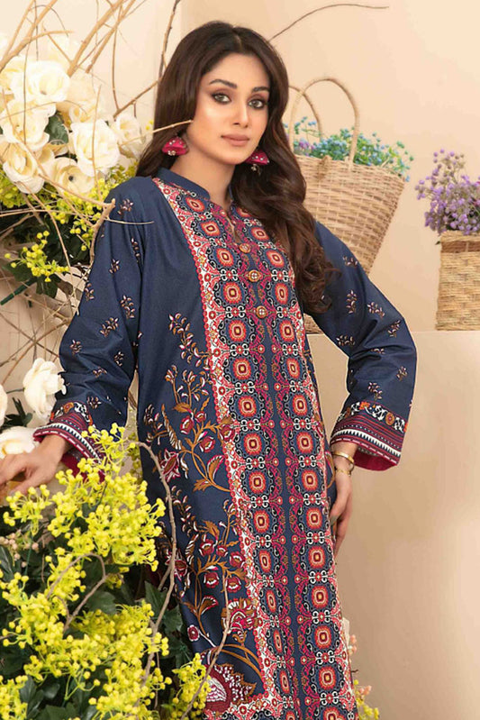 Minel By Tawakkal Stitched 2 Piece Digital Print Lawn Collection-D-1445