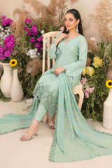 Zarna By Tawakkal Unstitched 3 Piece Emb Lawn Collection-D-1164