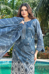 Thamina By Tawakkal Unstitched 3 Piece Emb Slub Lawn Collection-D-1194