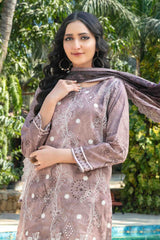 Thamina By Tawakkal Unstitched 3 Piece Emb Slub Lawn Collection-D-1197