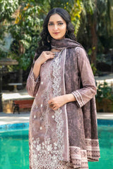 Thamina By Tawakkal Unstitched 3 Piece Emb Slub Lawn Collection-D-1197