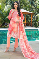 Thamina By Tawakkal Unstitched 3 Piece Emb Slub Lawn Collection-D-1199