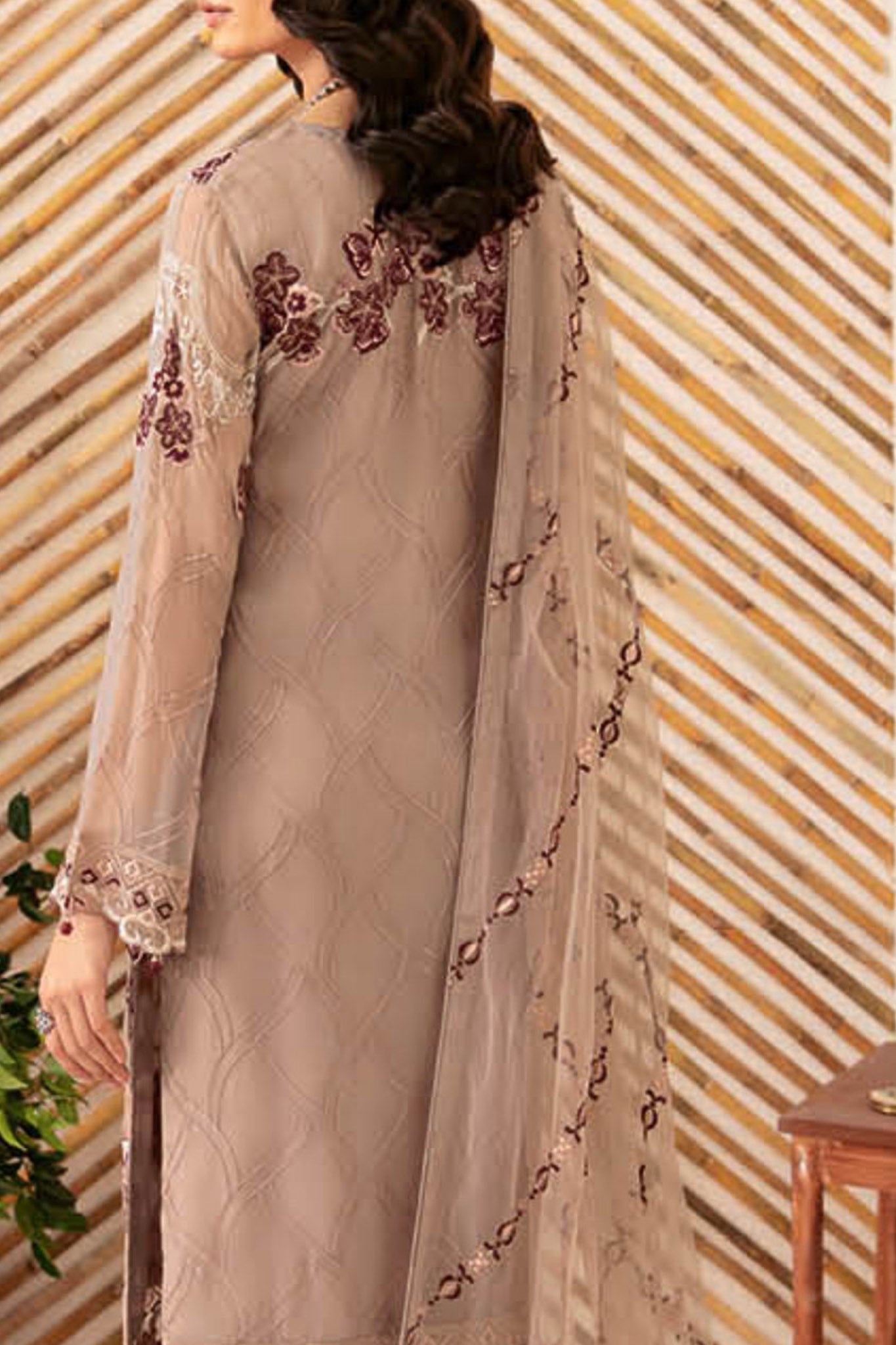 Rangoon By Ramsha Unstitched 3 Piece Luxury Emb Chiffon Vol-12 Collection'2024-D-1206
