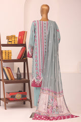 Sada Bahar Stitched 3 Piece Printed Lawn Vol-14 Suit-D-1206-AZURE