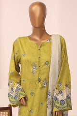 Sada Bahar Stitched 3 Piece Printed Lawn Vol-14 Suit-D-1210-P.GREEN
