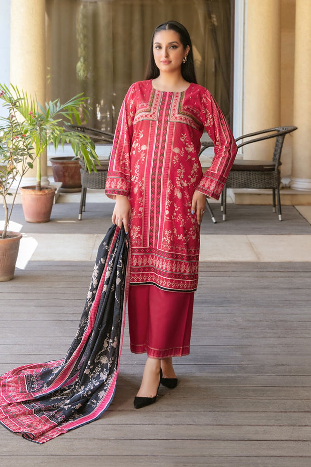 Masooma By Tawakkal Unstitched 3 Piece Digital Printed Lawn Collection D-1496