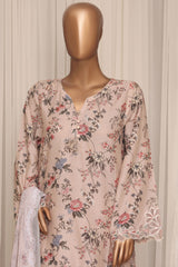 Raya By Sada Bahar Stitched 3 Piece Festive Emb Lawn Vol-02 Suit-D-1541-SKIN