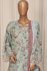 Raya By Sada Bahar Stitched 3 Piece Festive Emb Lawn Vol-02 Suit-D-1542-PISTA