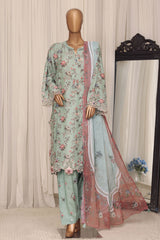 Raya By Sada Bahar Stitched 3 Piece Festive Emb Lawn Vol-02 Suit-D-1542-PISTA