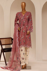 Raya By Sada Bahar Stitched 3 Piece Festive Emb Lawn Suit-D-1543-PIYAZI