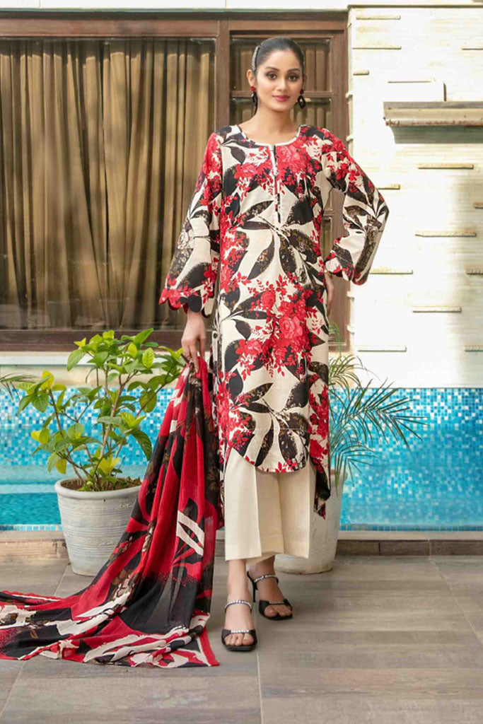 Zumra By Tawakkal Unstitched 3 Piece Digital Print Slub Lawn Collection-D-1572