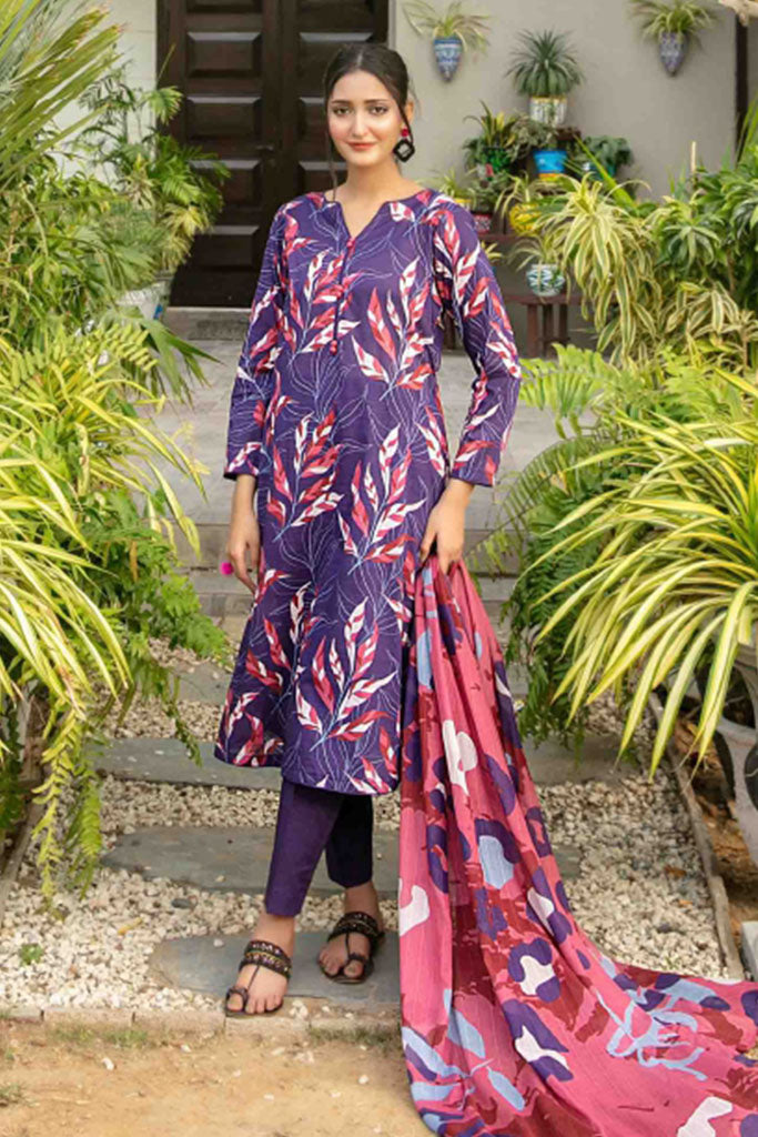 Zumra By Tawakkal Unstitched 3 Piece Digital Print Slub Lawn Collection-D-1575