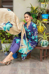 Zumra By Tawakkal Unstitched 3 Piece Digital Print Slub Lawn Collection-D-1578