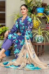 Zumra By Tawakkal Unstitched 3 Piece Digital Print Slub Lawn Collection-D-1578