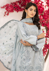 Signature By DOR Unstitched 3 Piece Emb Lawn Series Collection'2026-DOR-SIG-D-158