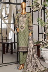 Sada Bahar Stitched 3 Piece Printed Lawn Vol-07 Collection'2024-D-2508-Green