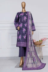 Sada Bahar Stitched 3 Piece Printed Lawn Vol-02 Collection'2025-D-20-Purple