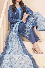 Monireh By Tawakkal Unstitched 3 Piece Digital Printed Lawn Collection'2024-D-2054