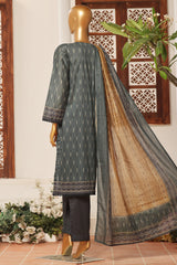 Sada Bahar Stitched 3 Piece Emb Summer Lawn Collection'2024-D-2116-Grey