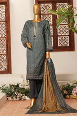 Sada Bahar Stitched 3 Piece Emb Summer Lawn Collection'2024-D-2116-Grey