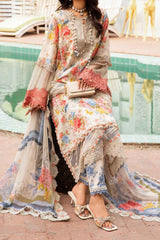 M Prints By Maria B Unstitched 3 Piece Luxury Emb Lawn Eid 2 Edit Collection'2024-MPT-2204-A