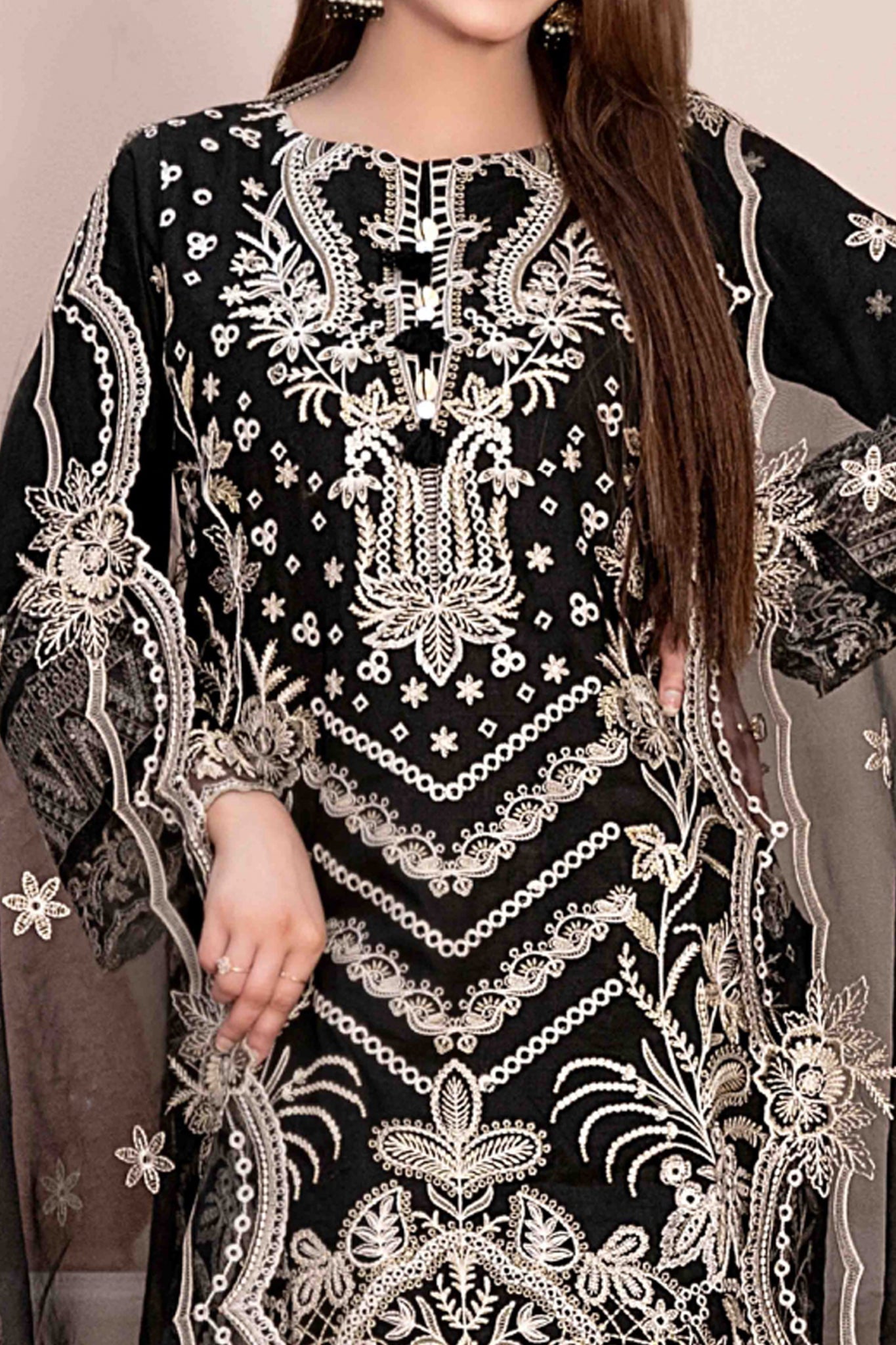 Lema By Tawakkal Unstitched 3 Piece Emb Jacquard Lawn Collection'2024-D-2168