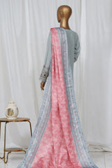 Sada Bahar Stitched 3 Piece Luxury Emb Khaddar Vol-02 Collection'2024-D-22-Sky Blue