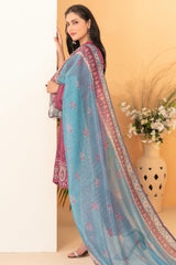 Dinara By Tawakkal Unstitched 3 Piece Emb Schiffli Lawn Suit-D-2283